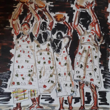 Escena "ritos" de la obra teatral INNA