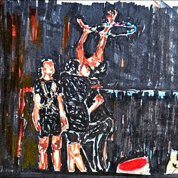 Escena "INNA se resiste" de la obra teatral INNA