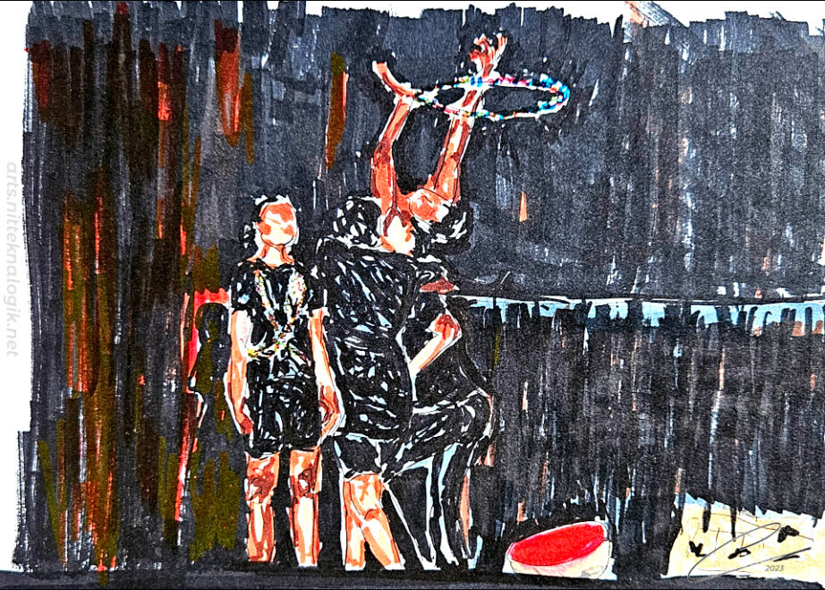 Escena "INNA se resiste" de la obra teatral INNA