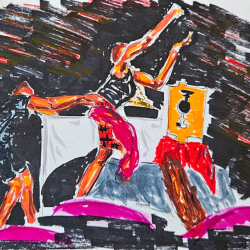 Escena "INNA dice NO" de la obra teatral INNA