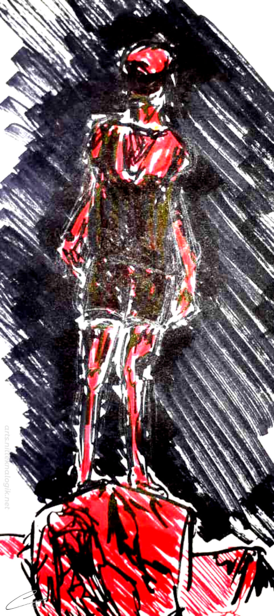 Escena "INNA no se somete" de la obra teatral INNA